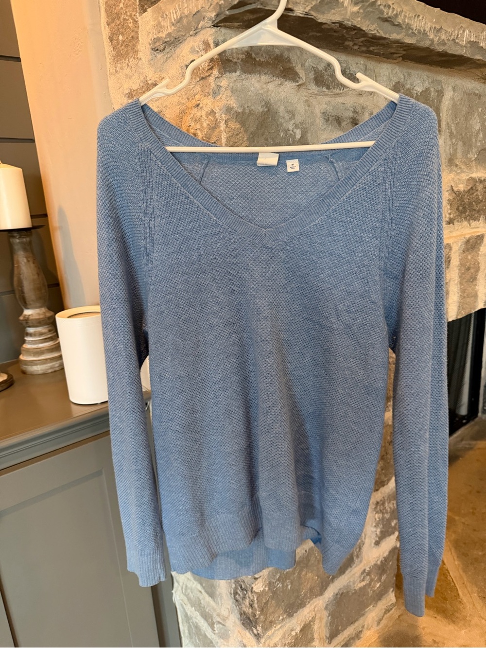 GAP Light Blue V-Neck Sweater